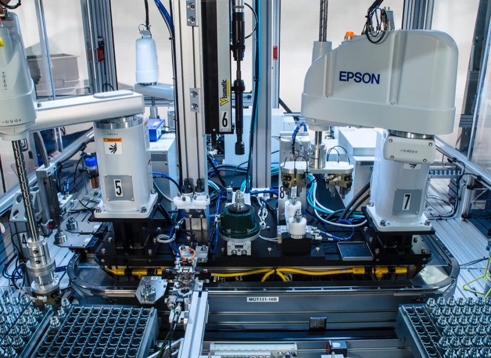 Epson Robotics on Automated Assembly Workcell