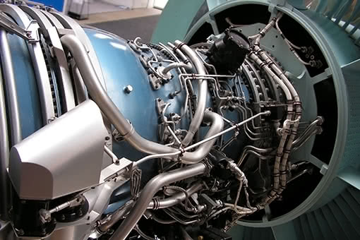 Jet engine internals