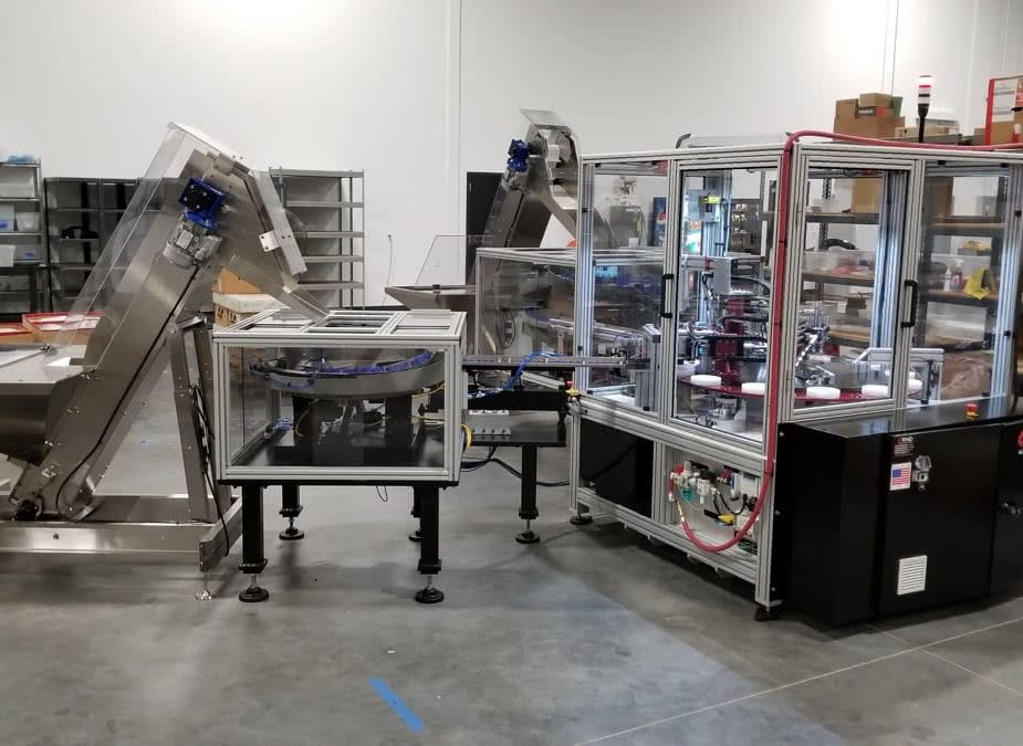 3-high-speed-drinking-lid-assembly-machine-1200 Dial Indexing Automated Assembly Workcell