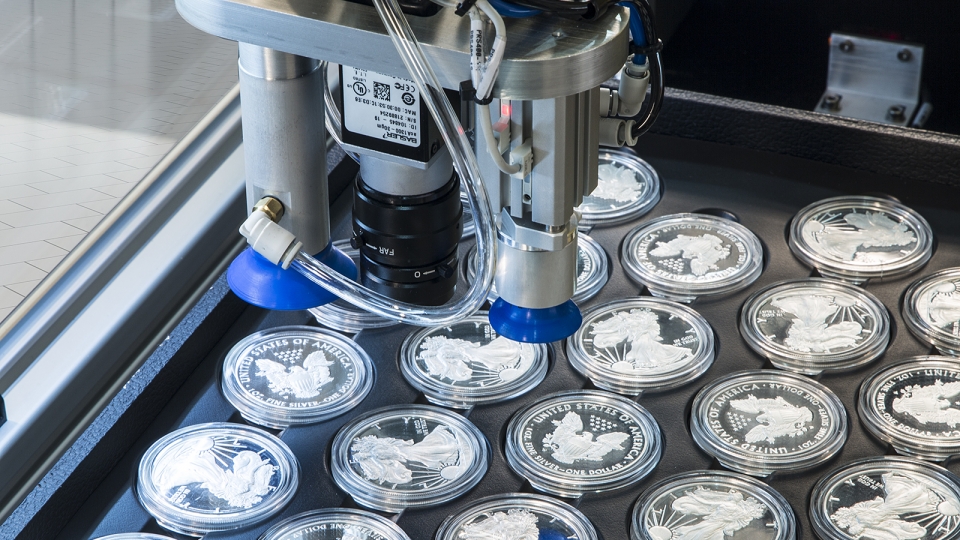 Coin Picking Automation Machinery
