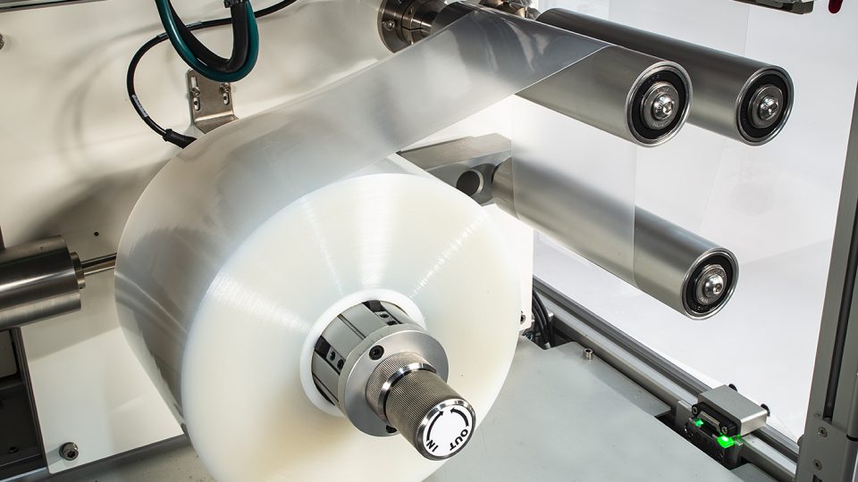 MicroPack Machine 10 Micropack Packaging Machinery Bottom Web Unwind