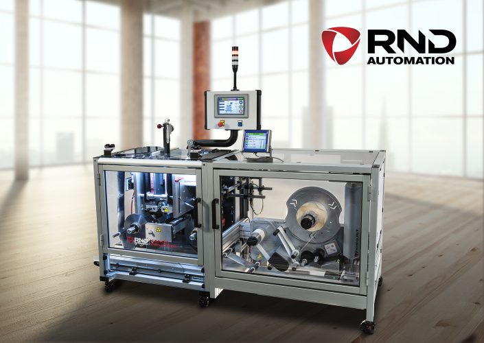 Kanga Poucher with Print & Apply for Robotic Automation