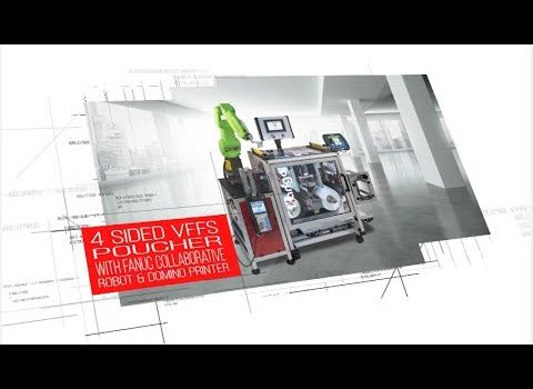 The Kanga Poucher with FANUC Collaborative Robot and Domino Printer